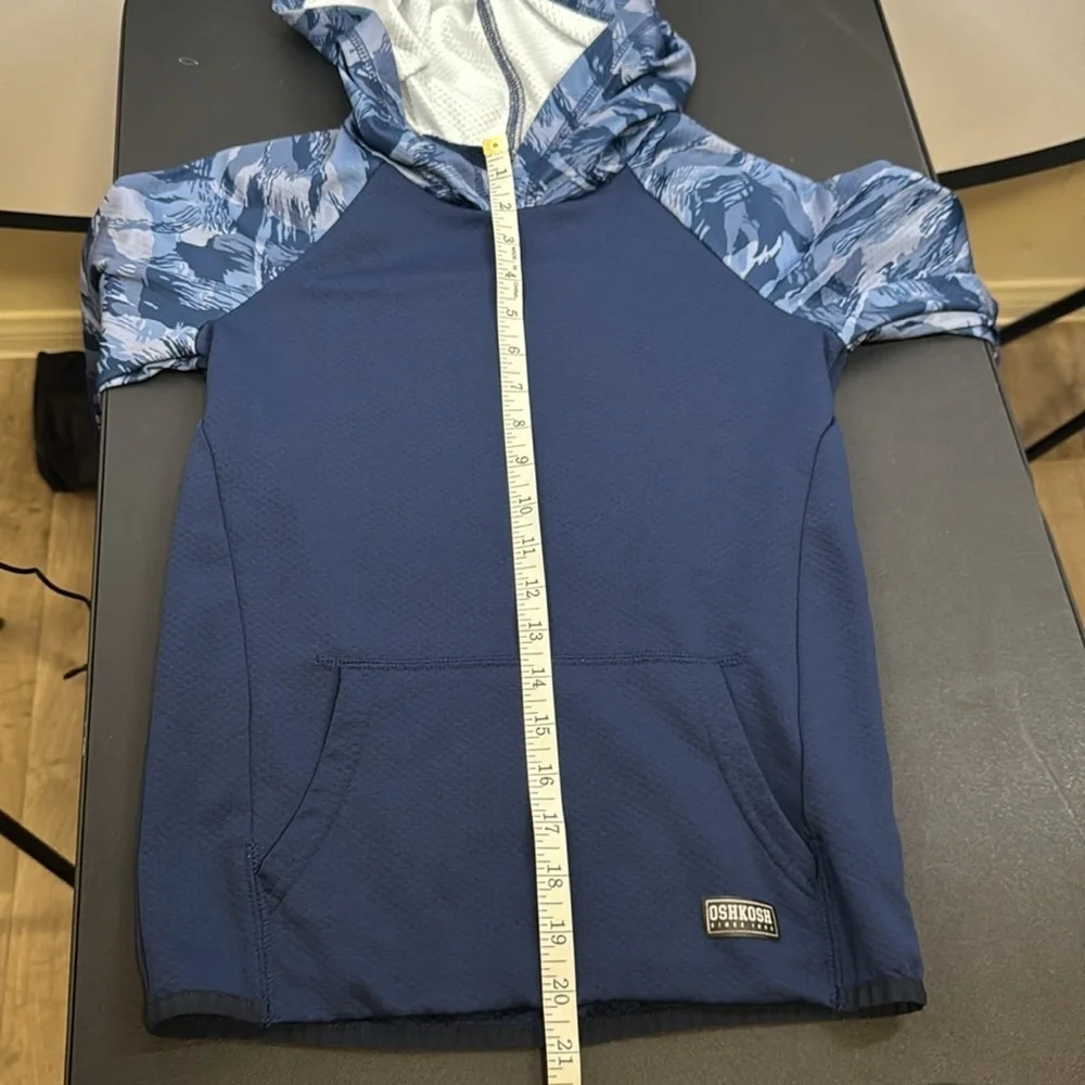 Oshkosh Boys Blue Hoodie. Size 10.